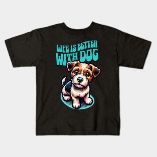 Life is Better with Dog Kids T-Shirt